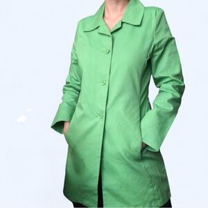 GAP Green Women's Coat 100% Cotton Size S